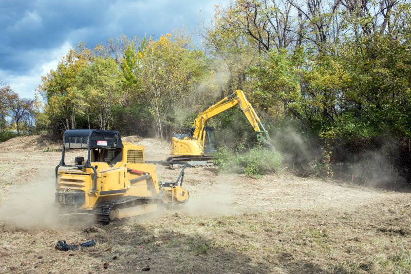 Spring Land Clearing Equipment in Action